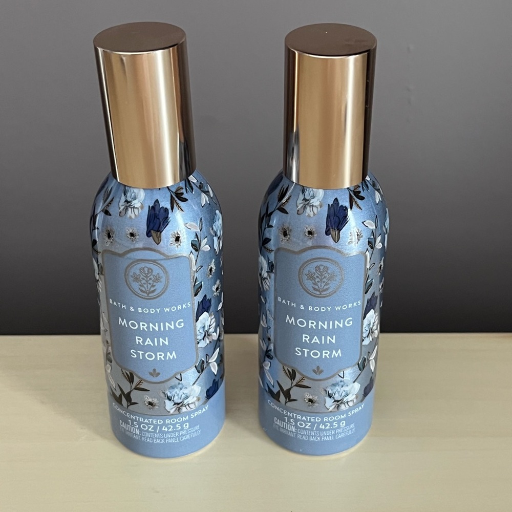 Two White Barn Bath & Body Works Morning Rain Storm Concentrated Room Sprays
